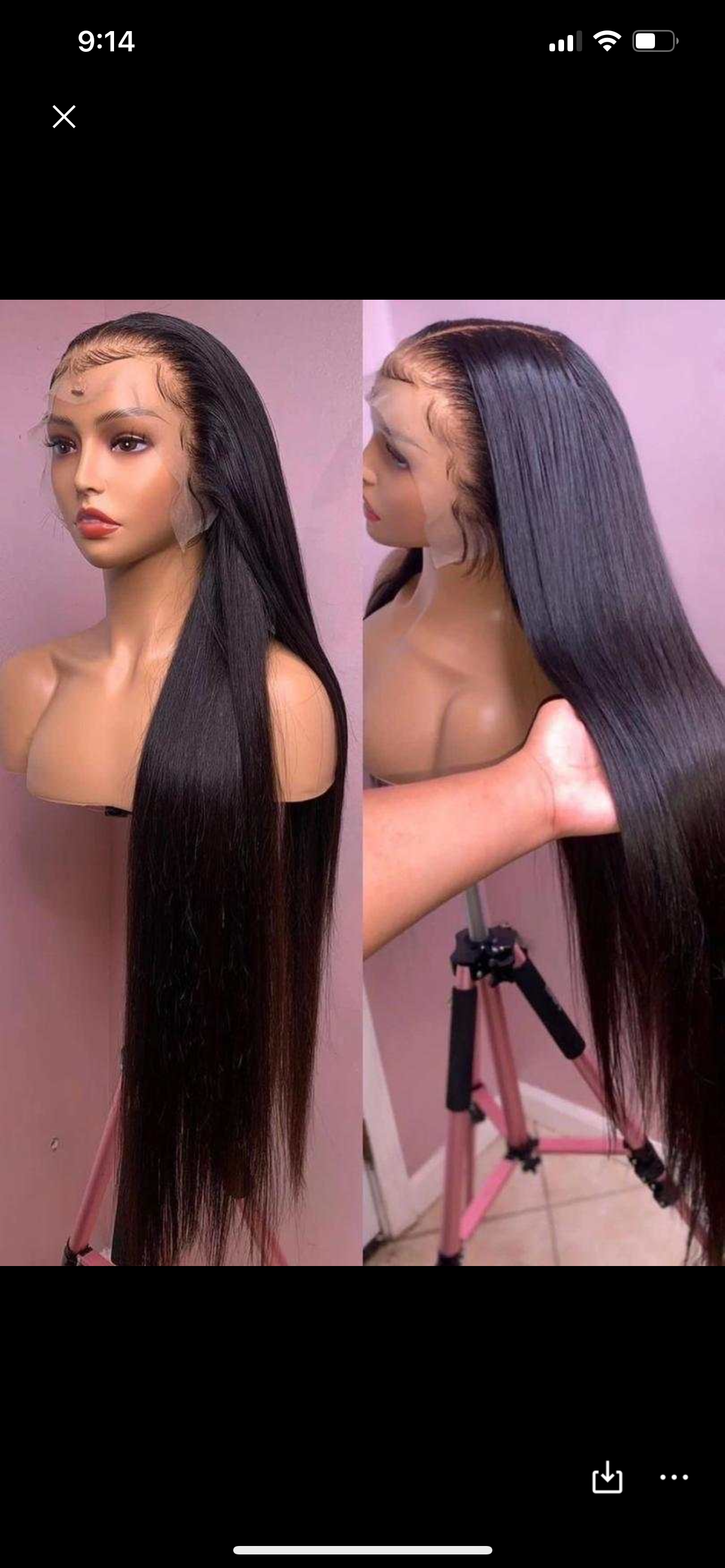 Straight Front Lace Wig